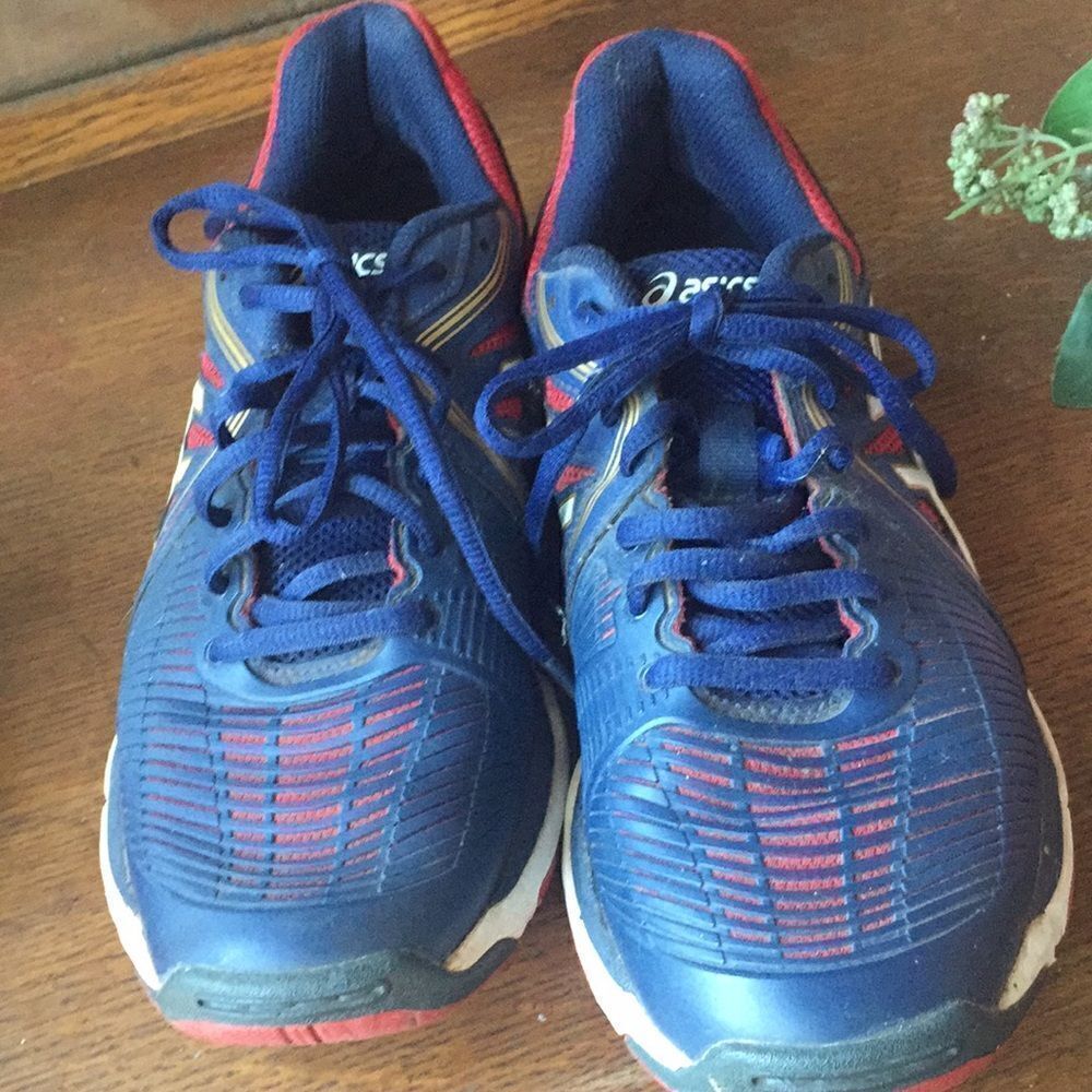 ASICS  Blue Gel Net Blue Volleyball Shoes